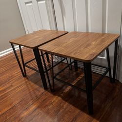 17.71” W Metal Nightstands