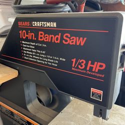 Sears 10” Band Saw