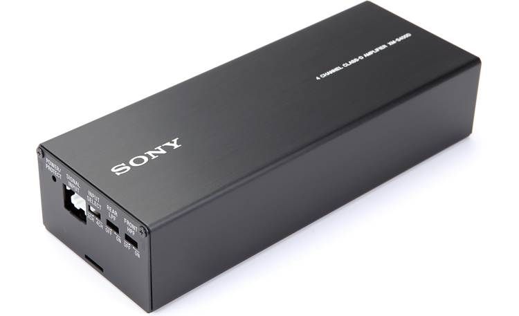 Sony XMS400D Compact 4-channel car amplifier — 45 watts RMS x 4