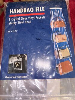 Whitmor Handbag File Hanging Organizer