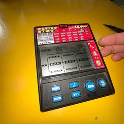Vintage Radica Casino Slot Handheld Electronic Game - 5 Bet LCD Slots