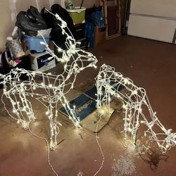 Christmas Light Up Deer