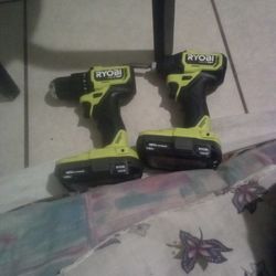 Ryobi Compact And Impact Drills