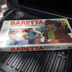 Vintage Baretta Street Detective Game Toy