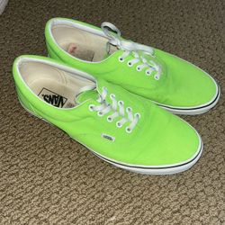 Men’s Size 12 Lime Green Vans