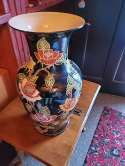 Colorful large vase