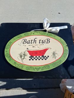 Metal sign
