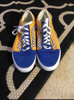 Vans Yellow And Blue