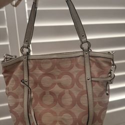 Large coach shoulder bag