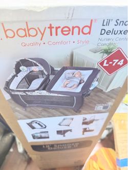 Baby Trend Lil Snooze Deluxe 2 Pack & play. Brand New Never OpenedBaby