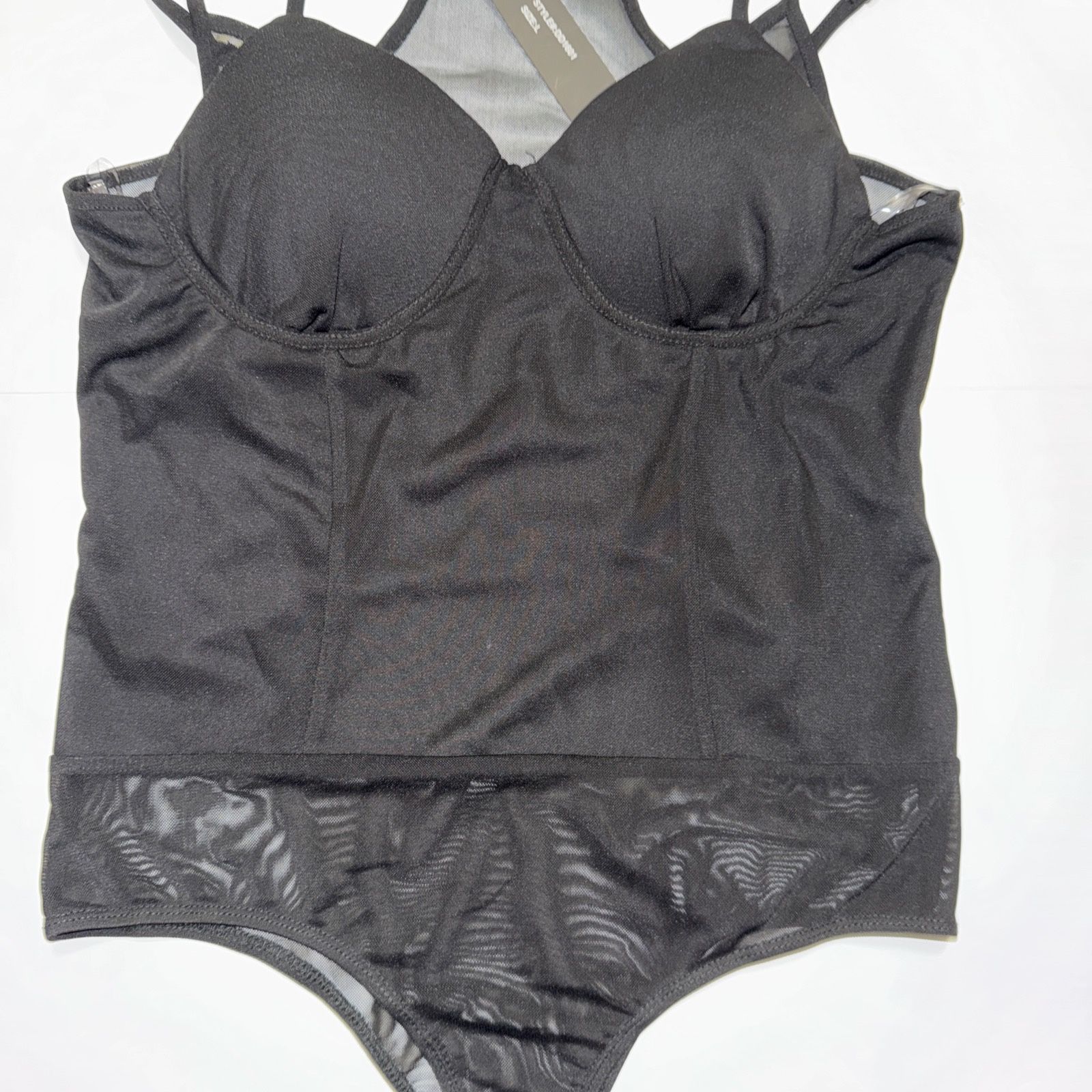 Black Thong Bodysuit