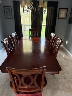 Wood Dinning Room Set