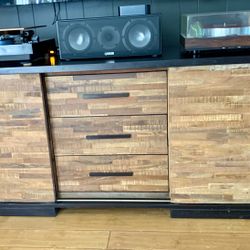 Crate And Barrel Console Entertainment Center