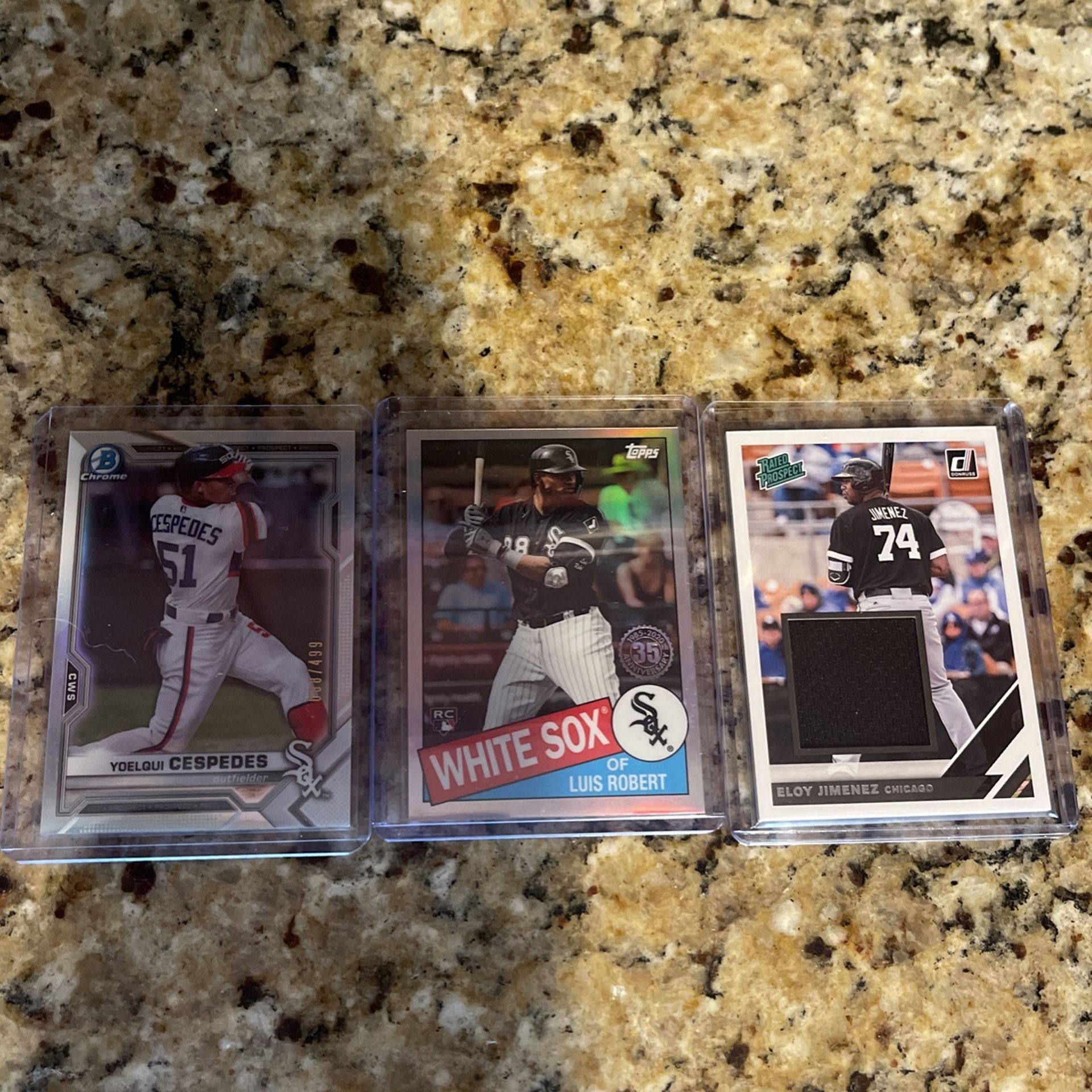 Lot of 3 Chicago White Sox Outfielders