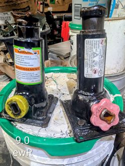 Two bottle jacks