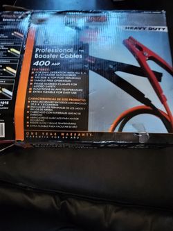Heavy Duty 400 Amp Professional Booster Cables