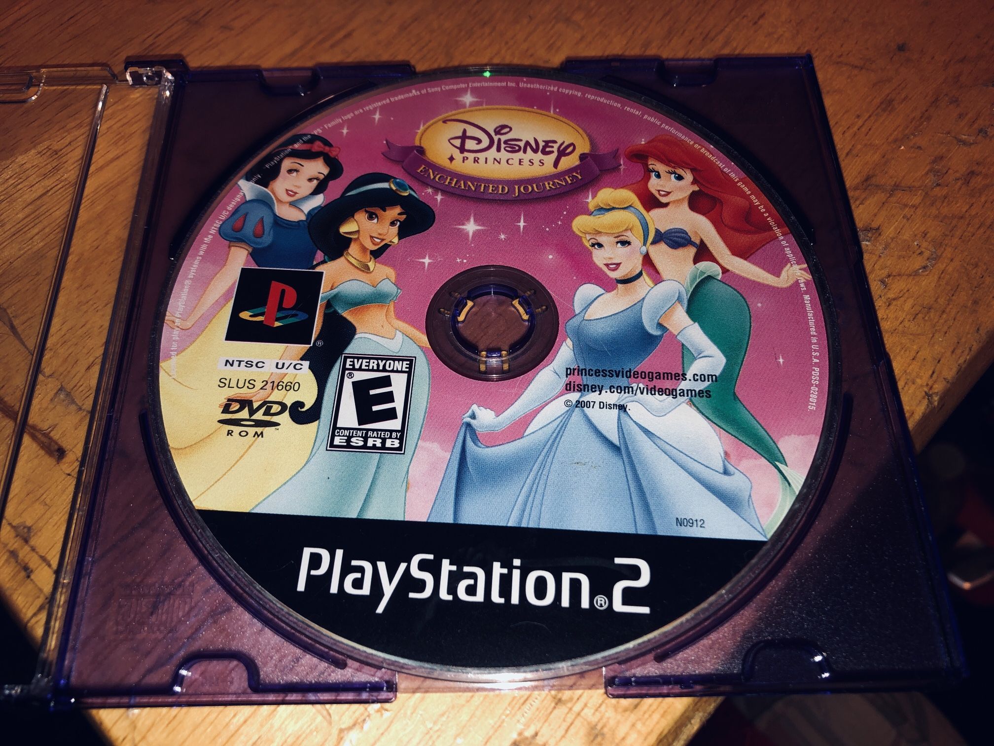 PS2 Games Lot - Disney Princess Enchanted Journey & Barbie Dancing