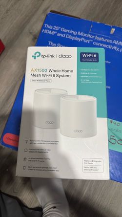 Whole home mesh Wi-Fi 6 system
