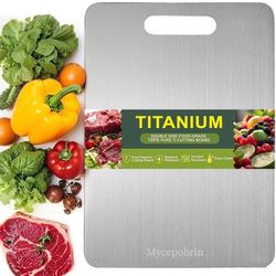 Titanium Cutting Board - Durable Dishwasher Safe Chopping Board (14"L x 9.5”W)