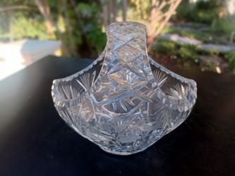 Lead Crystal Basket