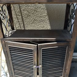 Cabinet Foyer Table Shelf Needs TLC