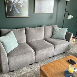Couch w/ Storage Compartments 