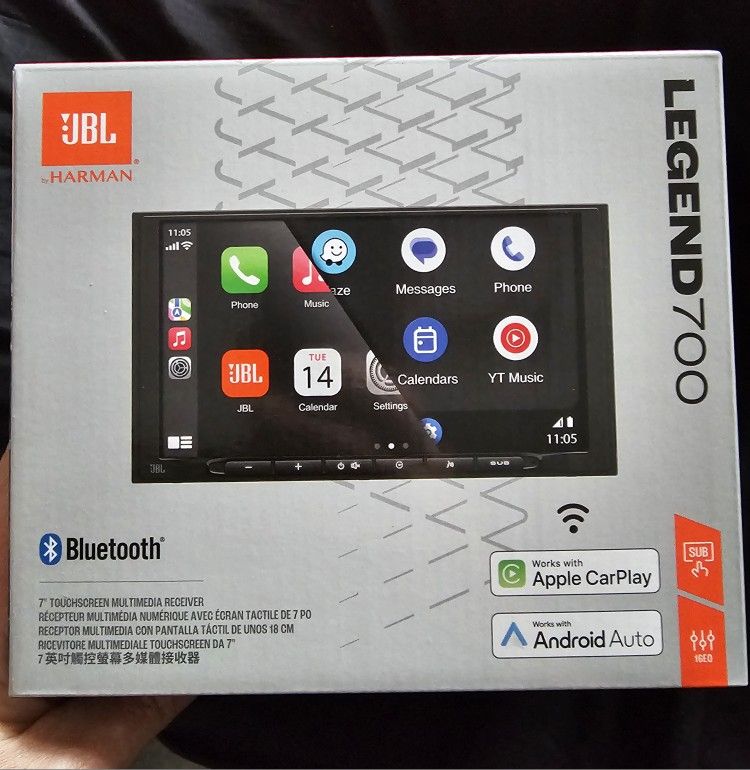 JBL LEGEND 700 7"TOUCHSCREEN MULTIMEDIA RECEIVER UNOPENED. $280 Negociable