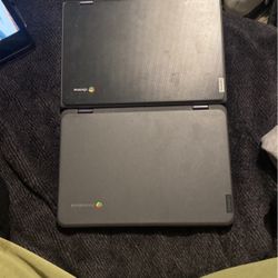 Two Chromebooks