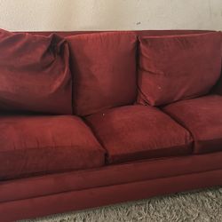 Red Couch Bed Come Couch 