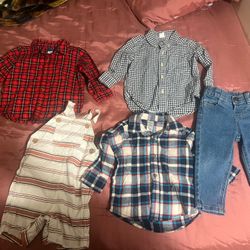 Boys Flannel Holiday Wear 