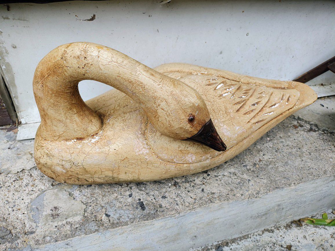 Wooden Swan Or Goose