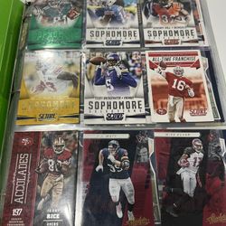 344 NFL And College Football Cards