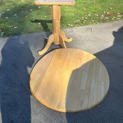 40” Round Kitchen Table - Light Color