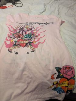 *Large* Pink Ed Hardy dress