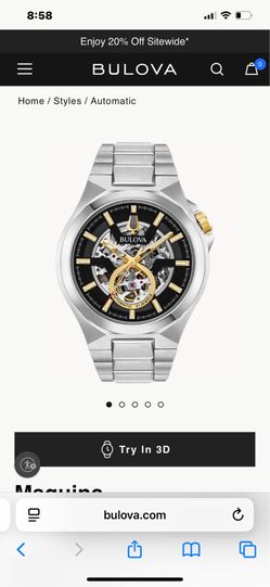 Bulova skeleton watch