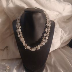 Clear Vintage Necklace