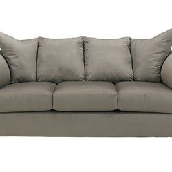 Ashley Darcy Collection Cobblestone Micro Fiber Sofa