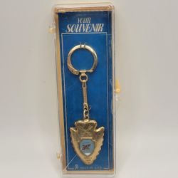 Vintage South Dakota Arrowhead Shape Souvenir Keychain Original Packaging 1980s