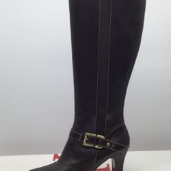 Anne Klein Leather Boots 6.5