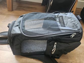 Sherpa Black Pet Carrier Backpack - Airline Approved Travel Bag