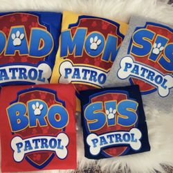 Paw Patrol Birthday T-shirts 