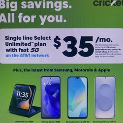 Unlimited Phone Service $35/mo
