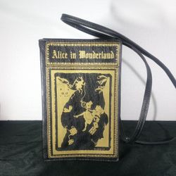 Alice In Wonderland Book Purse