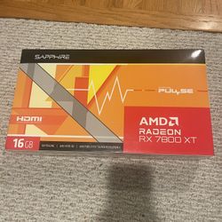 Brand New Sapphire Pulse AMD Radeon RX 7800 Xt GPU Graphic Card For Gaming PC Parts For Sale 