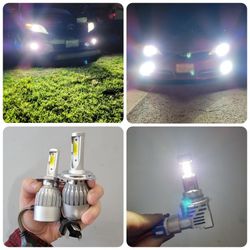 LED Headlight Bulb Upgrade For Toyota Camry Corolla Honda Accord Civic Sienna Odyssey 