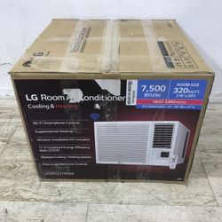 LG 7.5K Smart Window Air Conditioner with Heat