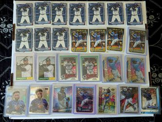 2024 Bowman/Topps MIXED baseball Junior Caminero rookie Lot (31) RC cards Rays