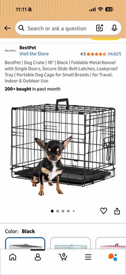 Set of 2 BestPet | Dog Crate | 18"
