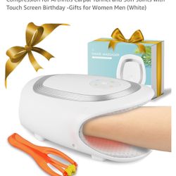 Hand Massager, Wireless Hand Massager with Heat and Compression for Arthritis Carpal Tunnel and Stiff Joints with Touch Screen Birthday -Gifts for Wom
