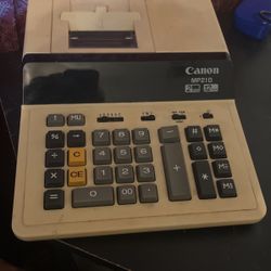 Working Old Cannon Calculator With Receipt Printer